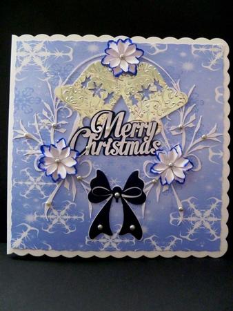 Bell & Poinsettia Christmas Topper by Maz Kfk