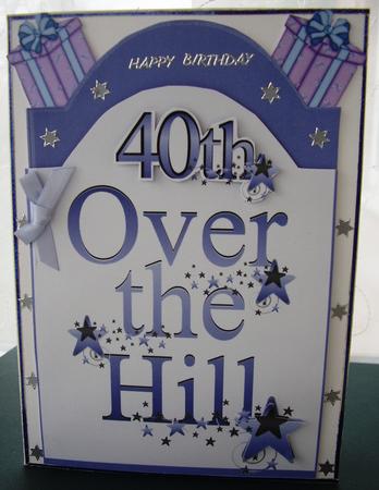 40th Over the Hill Birthday Card by Maz Kfk