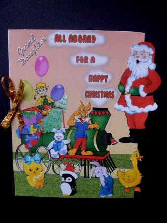 All Aboard for a Happy Christmas by Maz Kfk