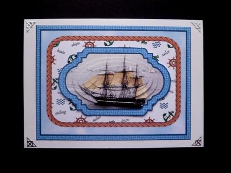 Sailing Ship Fancy Shaped Pyramid by Maz Kfk
