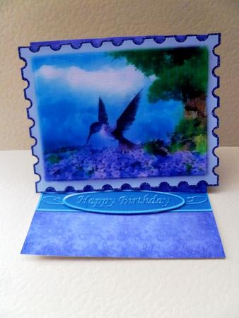 Hummingbird Stamp Easel Kit by Maz Kfk