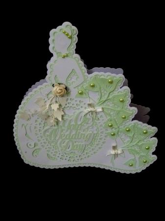 Bride Wedding Dress Card by Maz Kfk