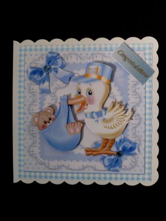 The Stork and the New Baby Boy by Maz Kfk