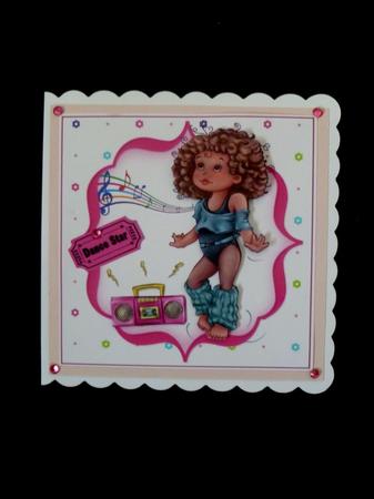 8x8 Dance Star Birthday Girl Mini Kit by Maz Kfk
