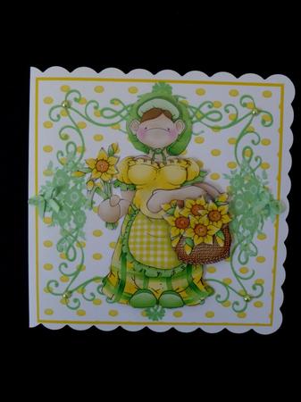 Daffodil Flower Seller Doodles by Maz Kfk