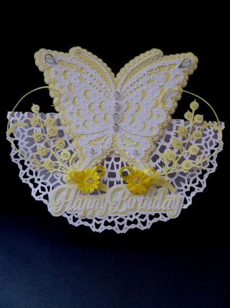 Butterfly Rocker Card - Only by Maz Kfk