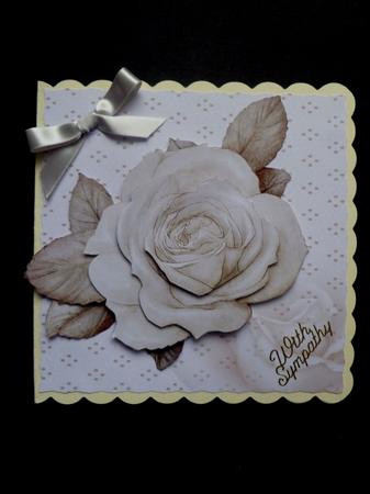A4 Golden Rose Background Vintage Style by Maz Kfk