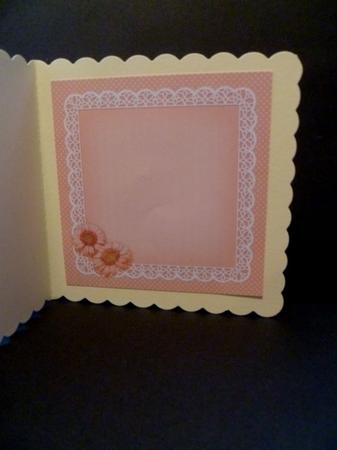 8 x 8 Flowers Butterflies & Lace Matching Insert Panel by Maz Kfk