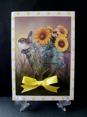 Sunflowers in Watering Can by Maz Kfk