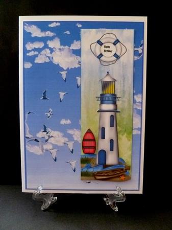 Large Dl Male Card Lighthouse by Maz Kfk