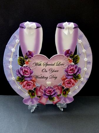 Horseshoe Wedding Card by Maz Kfk