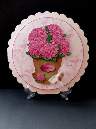 Flowerpot Dahlia's by Maz Kfk