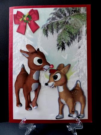 Rudey & Girlfriend in Snow, Card & Insert by Maz Kfk