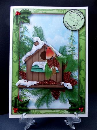 The Winter Birdhouse by Maz Kfk