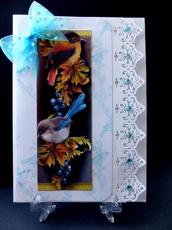 Large Dl Berries & Birds by Maz Kfk