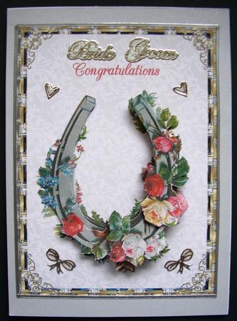Horse Shoe and Flowers by Maz Kfk