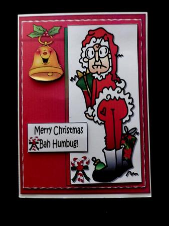 Gus Says Bah Humbug Quick Card by Maz Kfk
