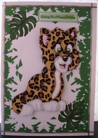 Cute Little Tiger in Frame by Maz Kfk