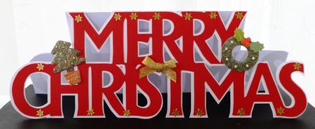 Merry Chrismtas Word Card by Maz Kfk