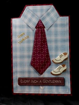 Cut and Fold Male Card Shirt by Maz Kfk