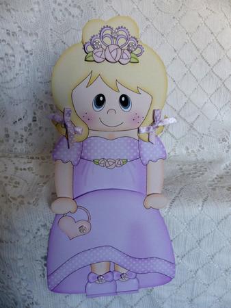 3D on the Shelf Card Kit - Leigh Bridesmaid/prom Girl by Maz Kfk