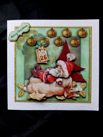 Santa's All Done Mini Kit by Maz Kfk