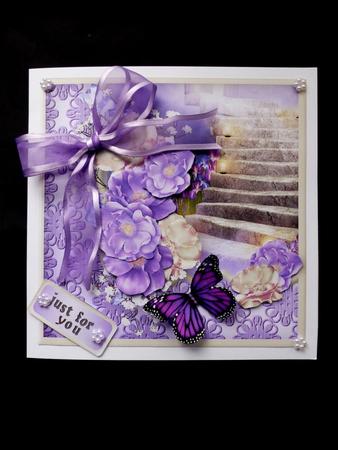 Spring Blossom Card Front by Maz Kfk