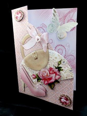 Shaped Card Fashionista by Maz Kfk