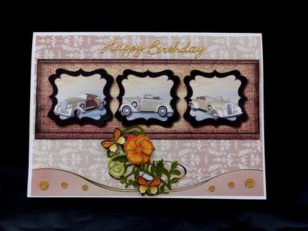 Large Dl Vintage Male Card by Maz Kfk