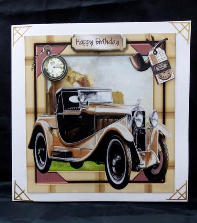 Lovely Classic Vintage Car , Beige by Maz Kfk