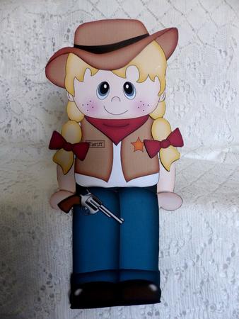 3D on the Shelf Card Kit - Cowgirl Jill by Maz Kfk