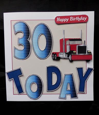 'any Age' with Red Truck Card Kit by Maz Kfk