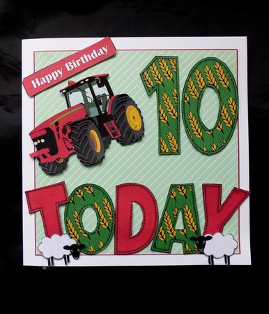 'any Age' with Red Tractor Card Kit by Maz Kfk