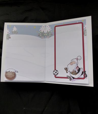 Football Santa Dude (red and White Stripes) Insert by Maz Kfk