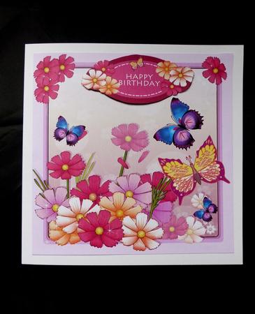 Butterfly Kisses 2 Card Front Topper by Maz Kfk