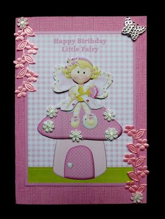 Fairy & Toadstool Gingham Topper & Decoupage by Maz Kfk