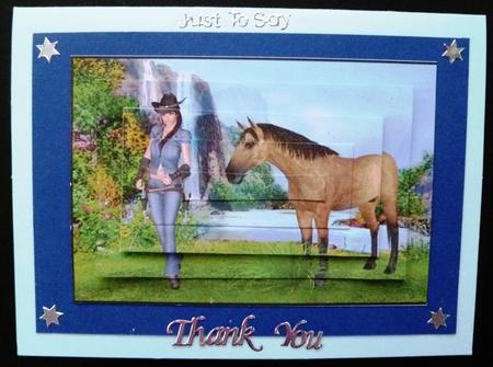 Birthday Cow Girl Pyramid by Maz Kfk