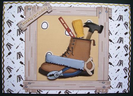 DIY Framed Boot by Maz Kfk