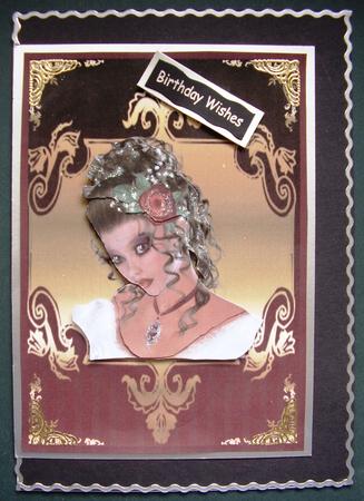 Red Rose in Her Hair by Maz Kfk