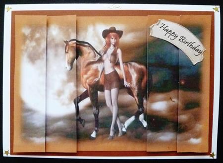 Midnight Cowgirl Tunnel Sheet by Maz Kfk