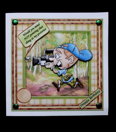 Cameraman You Tube Fanatic 8x8 Male Birthday Mini Kit & Ages by Maz Kfk