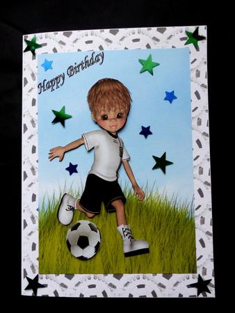 Boys Love Playing Football by Maz Kfk