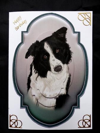 Border Collie Topper and Tag by Maz Kfk