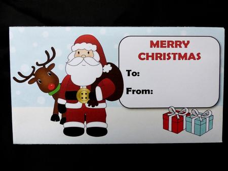 Santa and Rudolf Money Wallet 3 by Maz Kfk