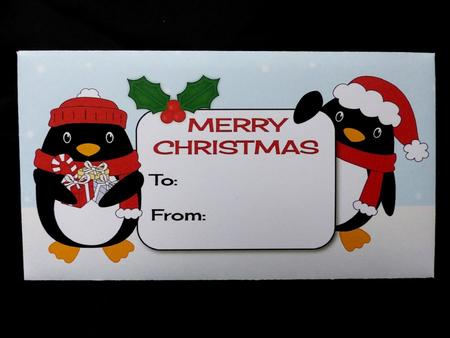 Christmas Penguins Money Wallet 6 by Maz Kfk