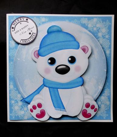 Christmas Polar Bear Mini Kit by Maz Kfk