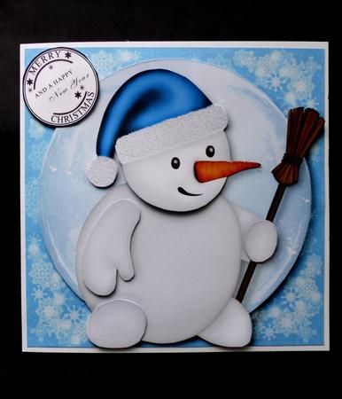 Christmas Snowman Mini Kit by Maz Kfk