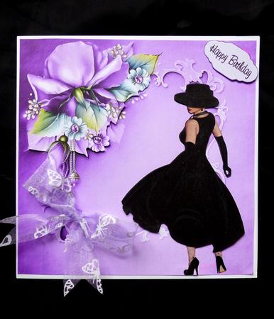 Black Dress Card by Maz Kfk