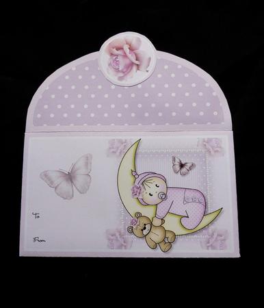 Moon Baby Girl Money Wallet by Maz Kfk