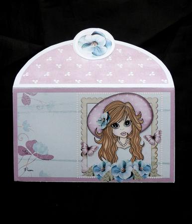 Emma in Hat Money Wallet by Maz Kfk